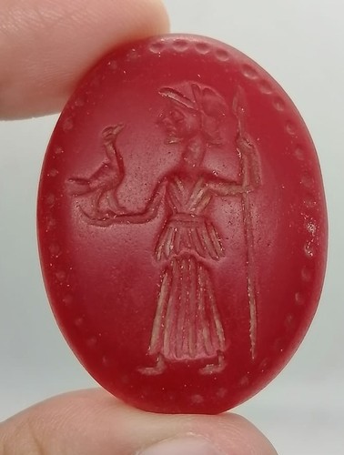 Corniola rossa romana intaglio