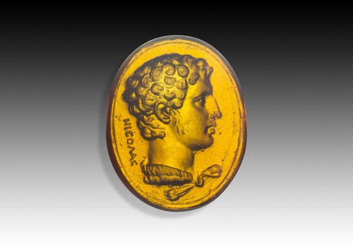 Cammeo intaglio ritratto - o,