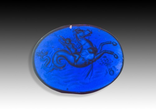 Intaglio cammeo ippocampo - intaglio,