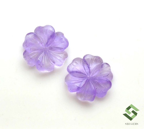 Paar intaglio fiori - di,