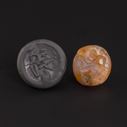 Intaglio corniola greco romana - corniola, greco-romana