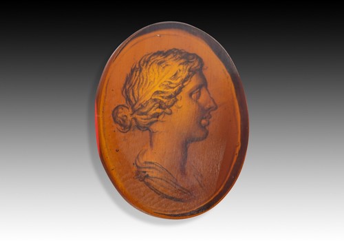 Cammeo intaglio lady - cammeo,